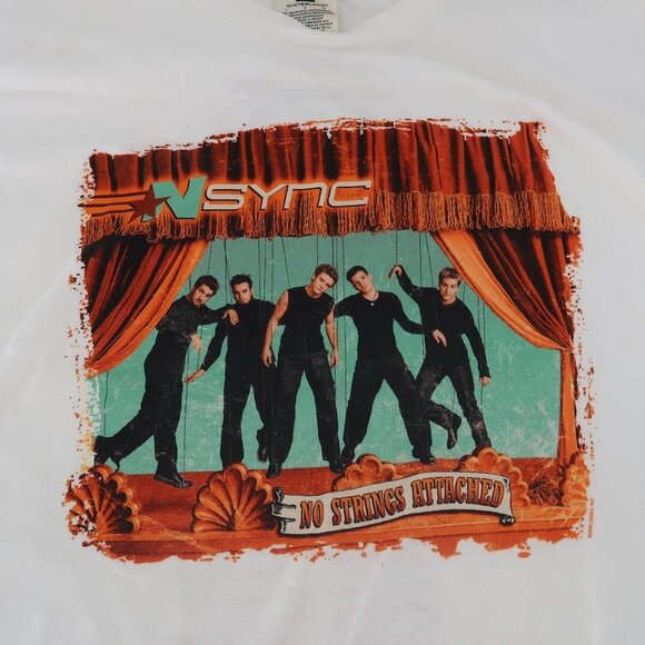Winterland Tops - NSYNC No Strings Attached Tour T-Shirt Year 2000 Large